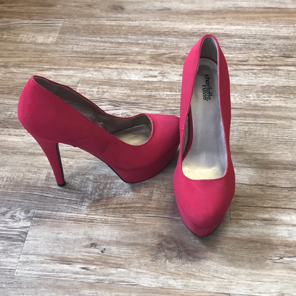 Charlotte Russe Red High Heels